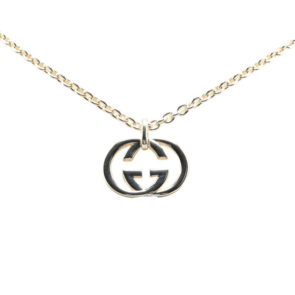 グッチ インターロッキングG ネックレス SV925 シルバー レディース GUCCI 【中古】