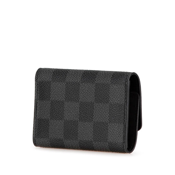 ルイ ヴィトン ダミエ グラフィット ミュルティクレ6 キーケース N62662 ブラック PVC レザー レディース LOUIS VUITTON 【中古】