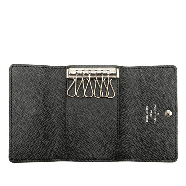 ルイ ヴィトン ダミエ グラフィット ミュルティクレ6 キーケース N62662 ブラック PVC レザー レディース LOUIS VUITTON 【中古】