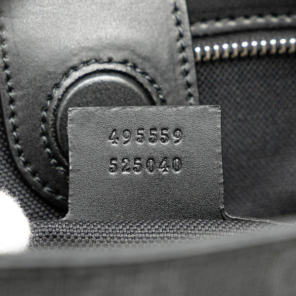 グッチ GGスプリーム トートバッグ ショルダーバッグ 2WAY 495559 ネイビー PVC レザー レディース GUCCI 【中古】