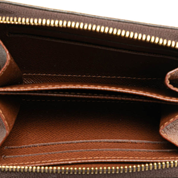 ルイ ヴィトン モノグラム ジッピー コインパース コインケース 小銭入れ M60067 ブラウン PVC レザー レディース LOUIS VUITTON 【中古】