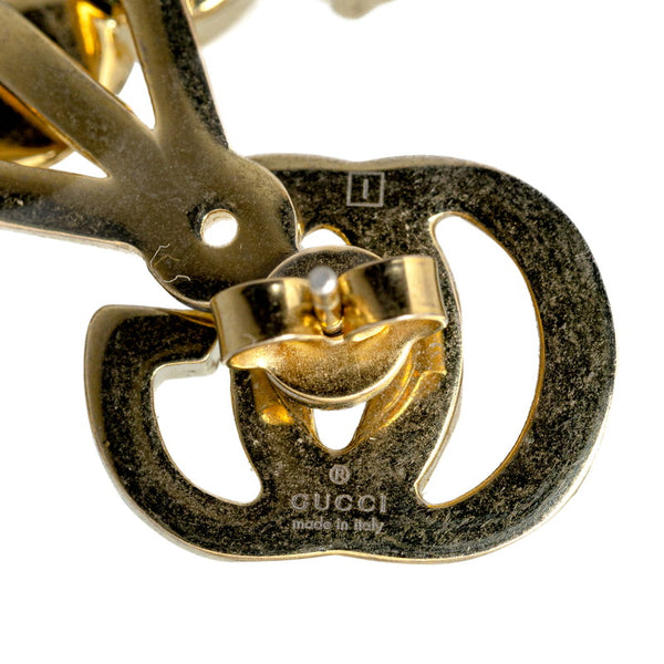 グッチ GG パール ピアス ゴールド メッキ レディース GUCCI 【中古】