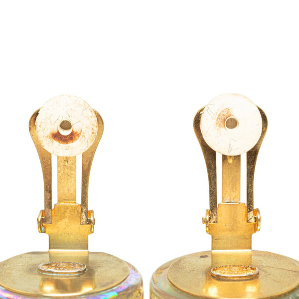 シャネル オーロラ ココマーク イヤリング ゴールド マルチカラー アクリル メッキ レディース CHANEL 【中古】