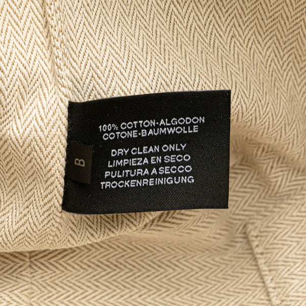 エルメス ブリッド ア ブラックGM ハンドバッグ ネイビー グリーン コットン レディース HERMES 【中古】