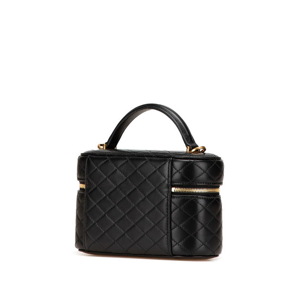 サンローラン ギャビー ミニ バニティバッグ ショルダーバッグ 2WAY ブラック レザー レディース SAINT LAURENT 【中古】