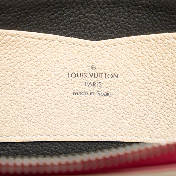 ルイ ヴィトン ジッピー ロックミー バイカラー ラウンドファスナー 長財布 M63816 レッド ベージュ カーフレザー レディース LOUIS VUITTON 【中古】