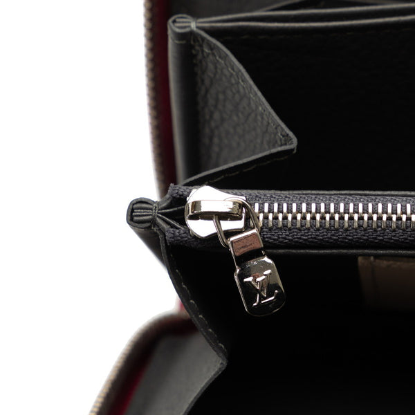 ルイ ヴィトン ジッピー ロックミー バイカラー ラウンドファスナー 長財布 M63816 レッド ベージュ カーフレザー レディース LOUIS VUITTON 【中古】