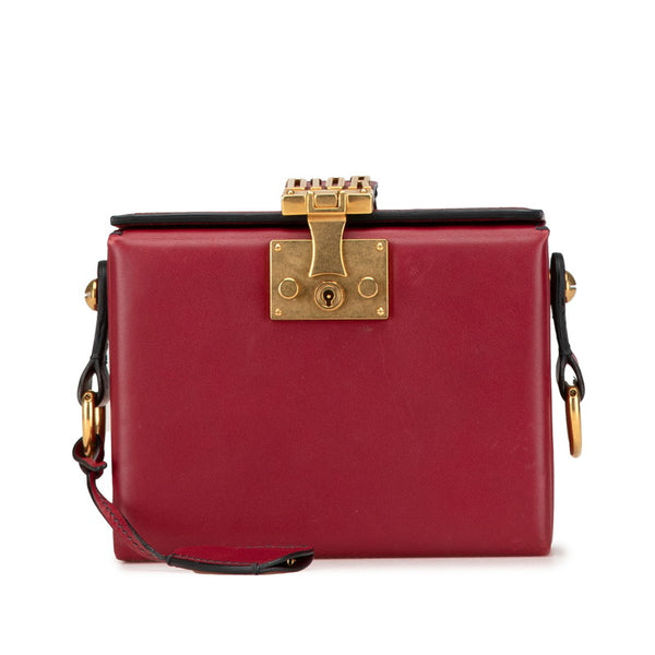 ディオール アディクト スモールボックス 斜め掛け ショルダーバッグ レッド レザー レディース Dior 【中古】