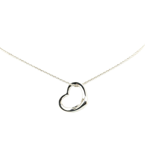 ティファニー オープンハート ネックレス SV925 シルバー レディース TIFFANY&Co. 【中古】