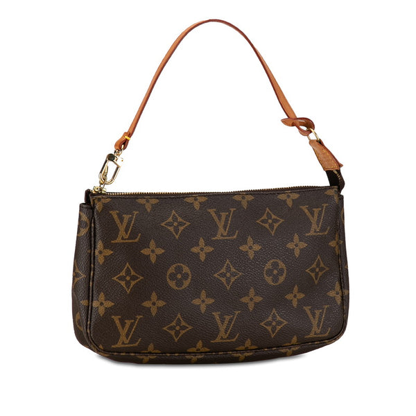 ルイ ヴィトン モノグラム ポシェット アクセソワール ショルダーバッグ M51980 ブラウン PVC レザー レディース LOUIS VUITTON 【中古】