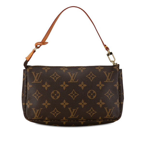 ルイ ヴィトン モノグラム ポシェット アクセソワール ショルダーバッグ M51980 ブラウン PVC レザー レディース LOUIS VUITTON 【中古】
