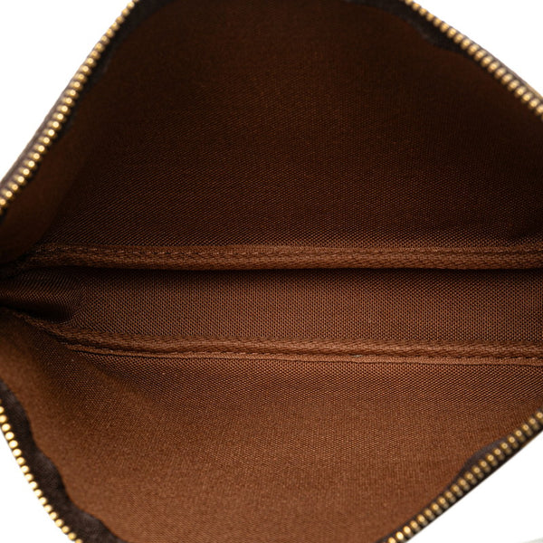 ルイ ヴィトン モノグラム ポシェット アクセソワール ショルダーバッグ M51980 ブラウン PVC レザー レディース LOUIS VUITTON 【中古】