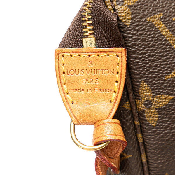 ルイ ヴィトン モノグラム ポシェット アクセソワール ショルダーバッグ M51980 ブラウン PVC レザー レディース LOUIS VUITTON 【中古】