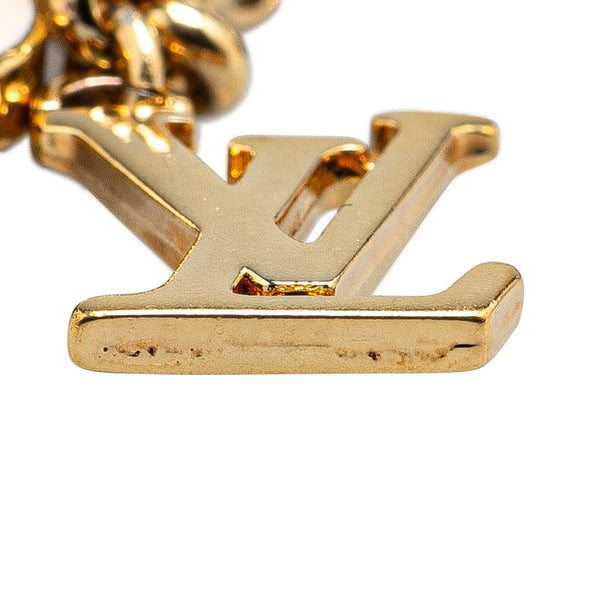 ルイ ヴィトン ポルトクレ シェンヌパスティーユ キーリング キーホルダー M65380 ゴールド マルチカラー メッキ レディース LOUIS VUITTON 【中古】