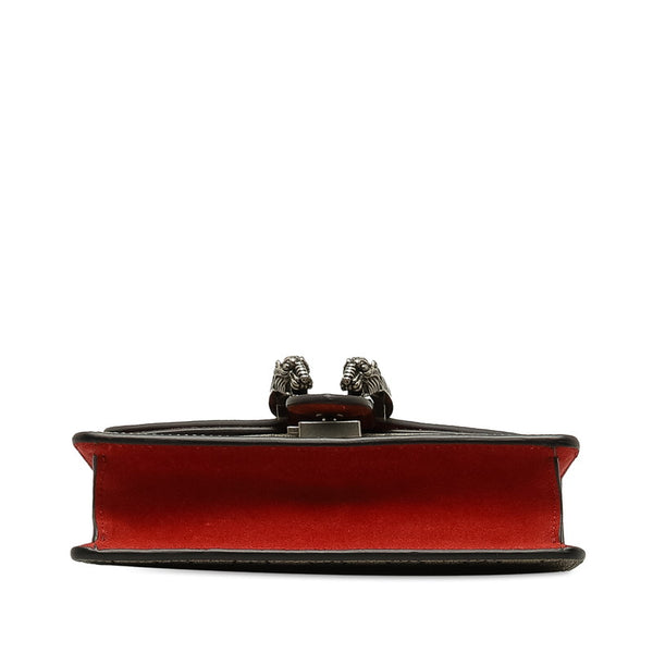 グッチ GGスプリーム デュオニュソス チェーン ショルダーバッグ 421970 ベージュ レッド PVC スウェード レディース GUCCI 【中古】