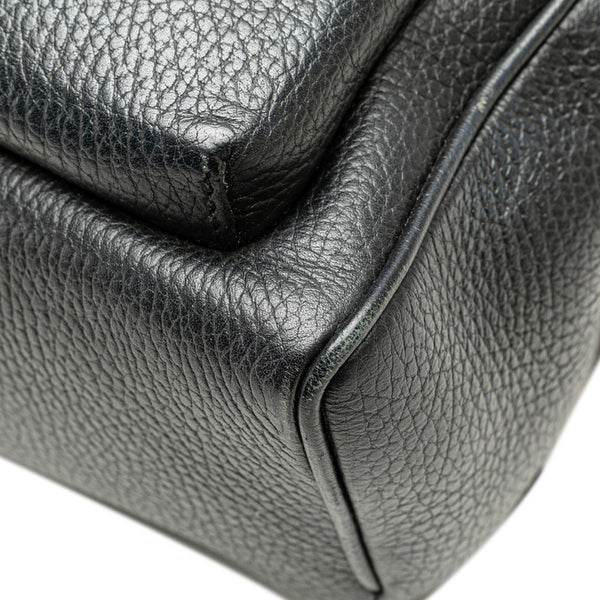 グッチ インターロッキングG ソーホー リュック バックパック 536192 ブラック レザー レディース GUCCI 【中古】