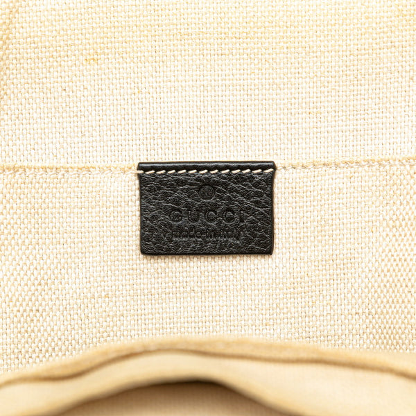 グッチ インターロッキングG ソーホー リュック バックパック 536192 ブラック レザー レディース GUCCI 【中古】