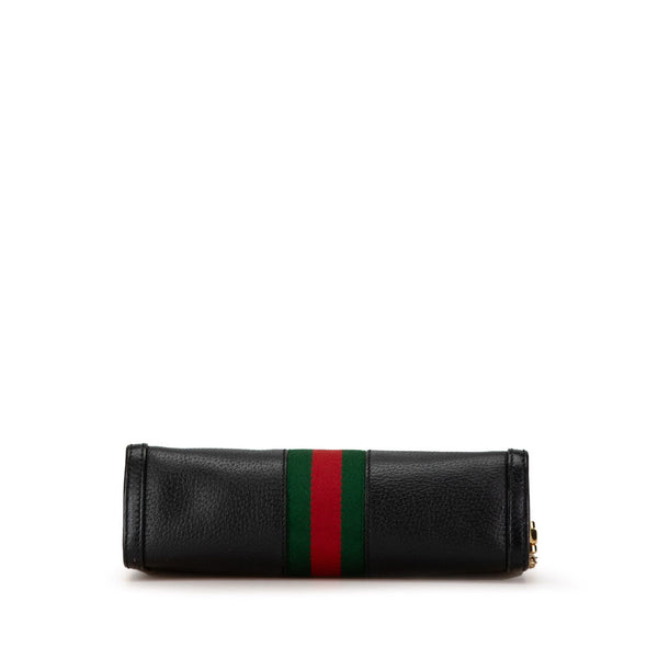 グッチ オフィディア シェリーライン チェーン 斜め掛け ショルダーバッグ 503877 ブラック レザー レディース GUCCI 【中古】