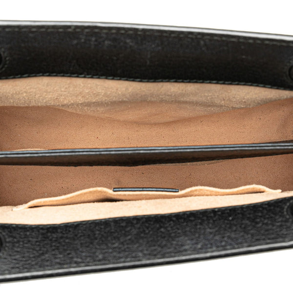 グッチ オフィディア シェリーライン チェーン 斜め掛け ショルダーバッグ 503877 ブラック レザー レディース GUCCI 【中古】