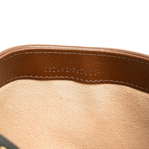 グッチ オフィディア GGスプリーム ジャッキー 1961 ハンドバッグ ショルダーバッグ 2WAY 637092 ベージュ ブラウン PVC レザー レディース GUCCI 【中古】