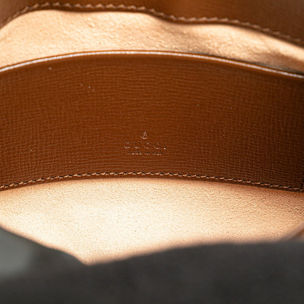 グッチ オフィディア GGスプリーム ジャッキー 1961 ハンドバッグ ショルダーバッグ 2WAY 637092 ベージュ ブラウン PVC レザー レディース GUCCI 【中古】