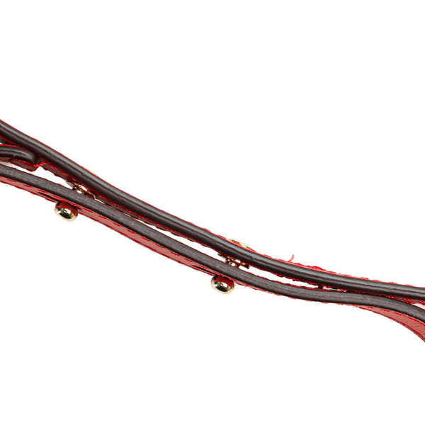 クロエ 斜め掛け ショルダーバッグ レッド レザー スウェード レディース Chloe 【中古】