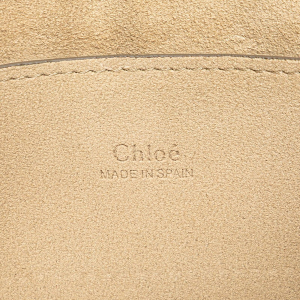 クロエ 斜め掛け ショルダーバッグ レッド レザー スウェード レディース Chloe 【中古】