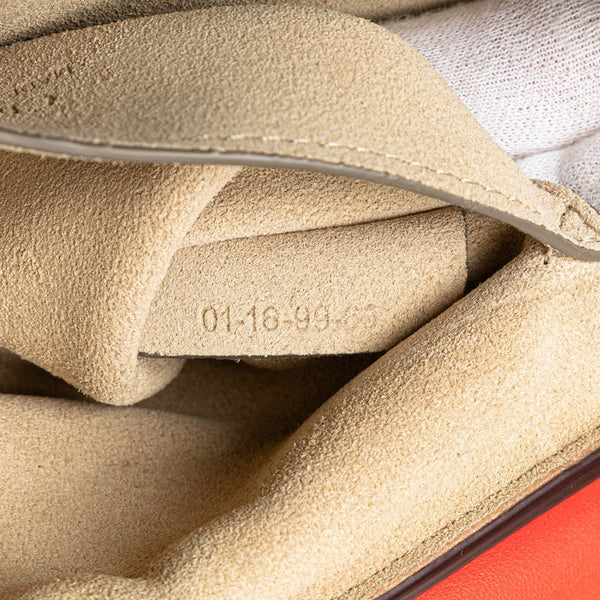 クロエ 斜め掛け ショルダーバッグ レッド レザー スウェード レディース Chloe 【中古】