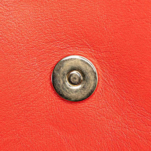 クロエ 斜め掛け ショルダーバッグ レッド レザー スウェード レディース Chloe 【中古】