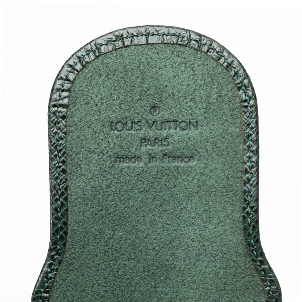 ルイ ヴィトン タイガ エテュイ スティロ ペンケース M30364 エピセア グリーン レザー レディース LOUIS VUITTON 【中古】