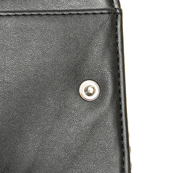 ステラマッカートニー ファラベラ タイニー 二つ折り財布 コンパクトウォレット ブラック ポリエステル レディース Stella McCartney 【中古】