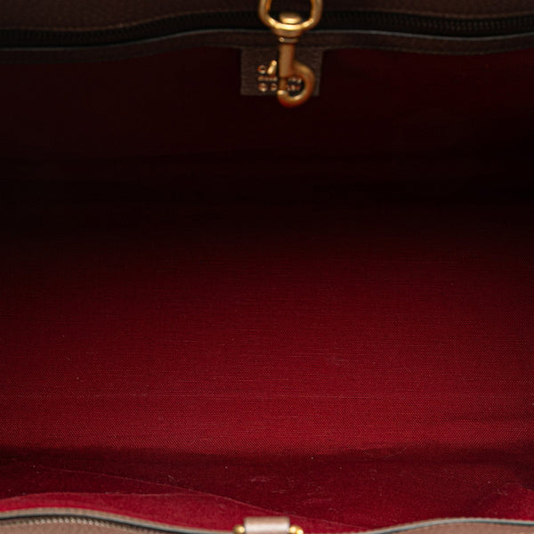 グッチ ×ディズニー GGスプリーム ドナルドダック トートバッグ ショルダーバッグ 2WAY 650037 ブラウン マルチカラー PVC レザー レディース GUCCI 【中古】