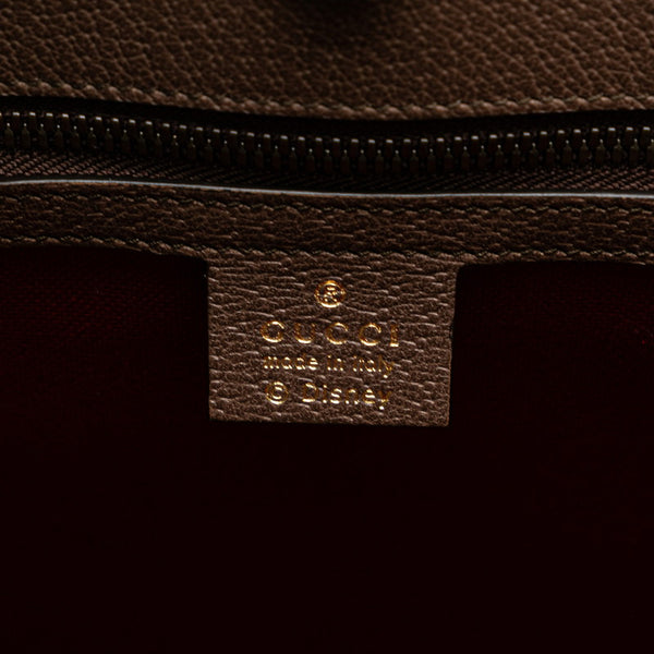 グッチ ×ディズニー GGスプリーム ドナルドダック トートバッグ ショルダーバッグ 2WAY 650037 ブラウン マルチカラー PVC レザー レディース GUCCI 【中古】