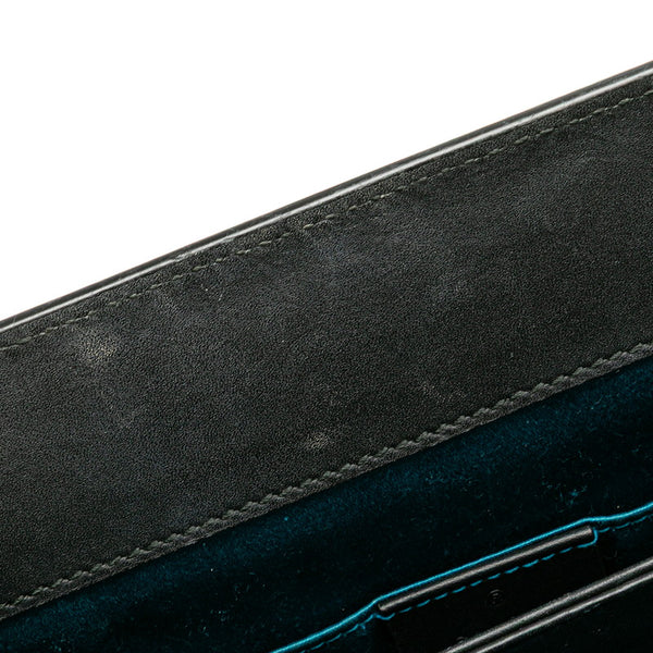 グッチ オフィディア シェリーライン チェーン 斜め掛け ショルダーバッグ 503877 レッド ブラック スウェード レザー レディース GUCCI 【中古】