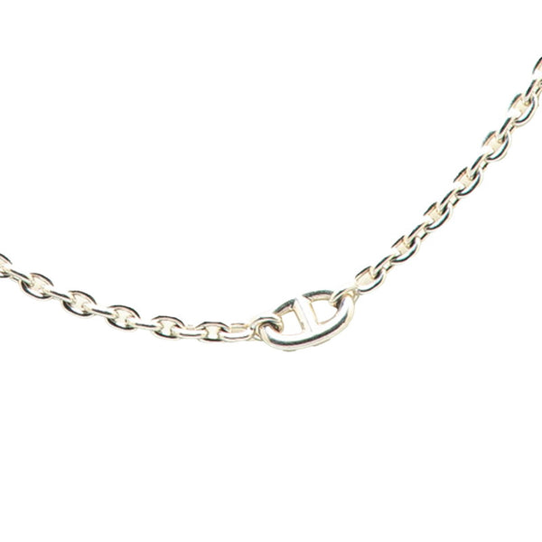 エルメス シェーヌダンクル ファランドール120 ロングチェーンネックレス SV925 シルバー レディース HERMES 【中古】