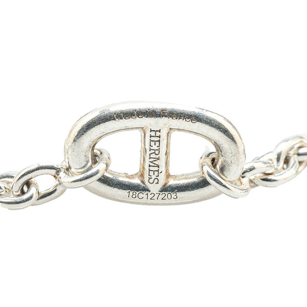 エルメス シェーヌダンクル ファランドール120 ロングチェーンネックレス SV925 シルバー レディース HERMES 【中古】