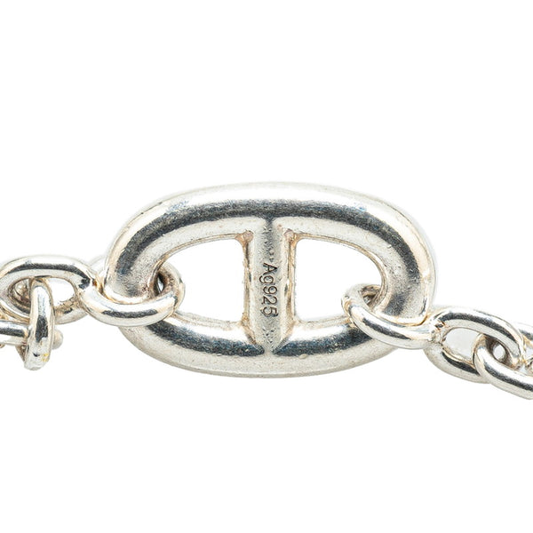 エルメス シェーヌダンクル ファランドール120 ロングチェーンネックレス SV925 シルバー レディース HERMES 【中古】
