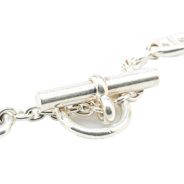 エルメス シェーヌダンクル ファランドール120 ロングチェーンネックレス SV925 シルバー レディース HERMES 【中古】