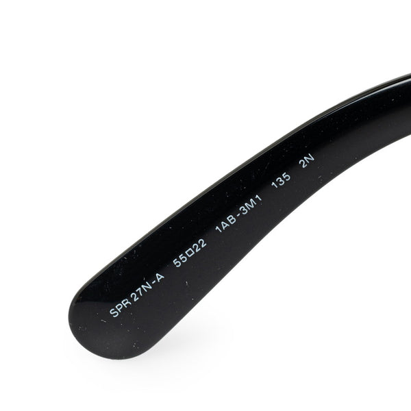 プラダ ミニマルバロック サングラス SPR27N-A ブラック ブラウン プラスチック レディース PRADA 【中古】