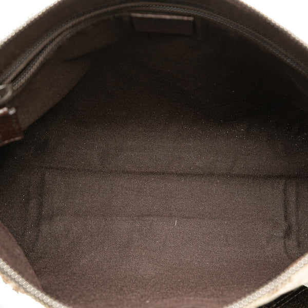 グッチ GGキャンバス 斜め掛け ショルダーバッグ 114273 ブラウン キャンバス レザー レディース GUCCI 【中古】