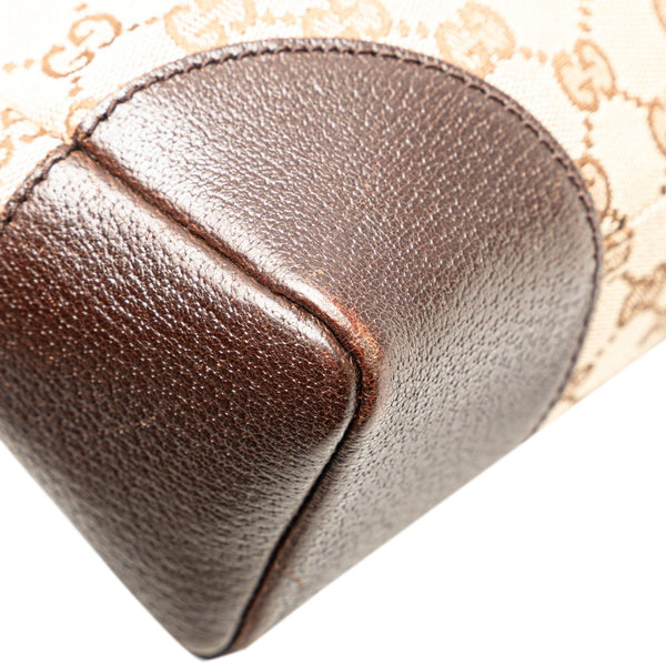 グッチ GGキャンバス 斜め掛け ショルダーバッグ 114273 ブラウン キャンバス レザー レディース GUCCI 【中古】