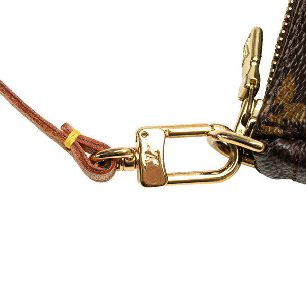 ルイ ヴィトン モノグラム ポシェット アクセソワール ショルダーバッグ M51980 ブラウン PVC レザー レディース LOUIS VUITTON 【中古】