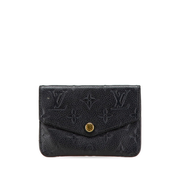 ルイ ヴィトン モノグラム アンプラント ポシェットクレ コインケース M60633 ノワール ブラック レザー レディース LOUIS VUITTON 【中古】