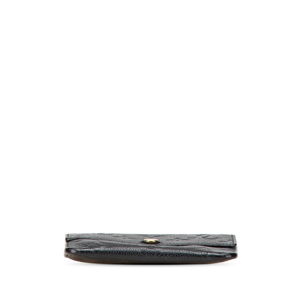 ルイ ヴィトン モノグラム アンプラント ポシェットクレ コインケース M60633 ノワール ブラック レザー レディース LOUIS VUITTON 【中古】
