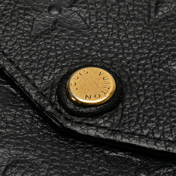 ルイ ヴィトン モノグラム アンプラント ポシェットクレ コインケース M60633 ノワール ブラック レザー レディース LOUIS VUITTON 【中古】