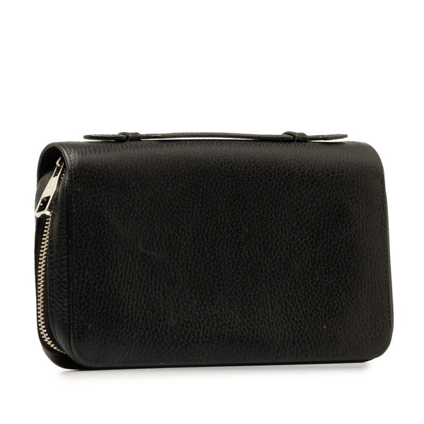 ルイ ヴィトン ジッピーXL ラウンドファスナー 長財布 M62465 ブラック ノワール トリヨンレザー メンズ LOUIS VUITTON 【中古】