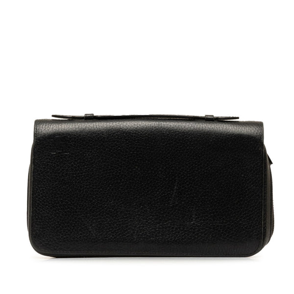 ルイ ヴィトン ジッピーXL ラウンドファスナー 長財布 M62465 ブラック ノワール トリヨンレザー メンズ LOUIS VUITTON 【中古】