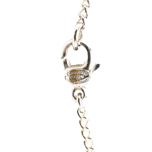 シャネル ココマーク ネックレス シルバー メタル レディース CHANEL 【中古】