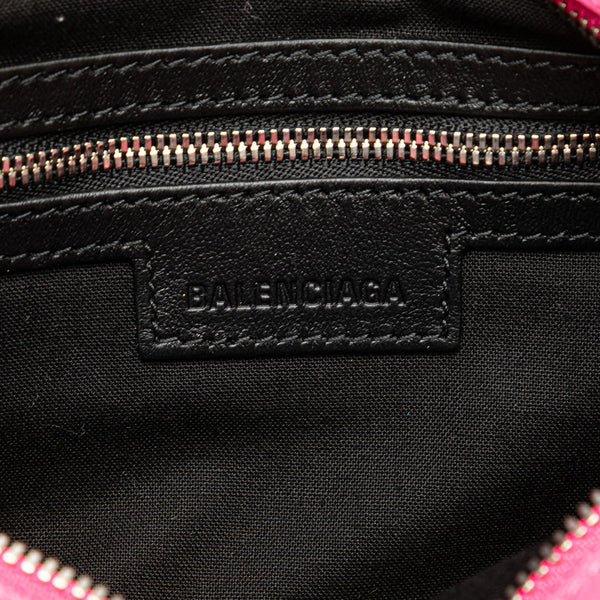 バレンシアガ ネオ カゴール スモール ハンドバッグ ショルダーバッグ 2WAY 751523 ピンク レザー レディース BALENCIAGA 【中古】