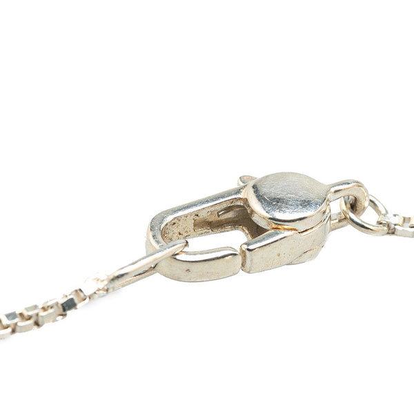 グッチ リボンモチーフ ネックレス SV925 シルバー レディース GUCCI 【中古】